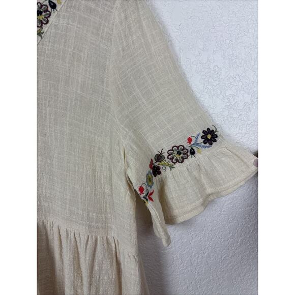 NEW Umgee Women’s Dress Size Medium Embroidered‎ Boho Cottagecore Spring Summer - Picture 3 of 9